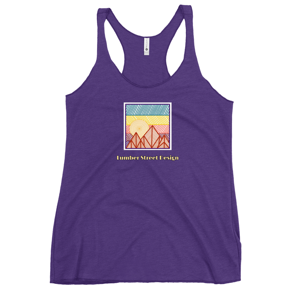 Colorful Mountain Racerback Tank