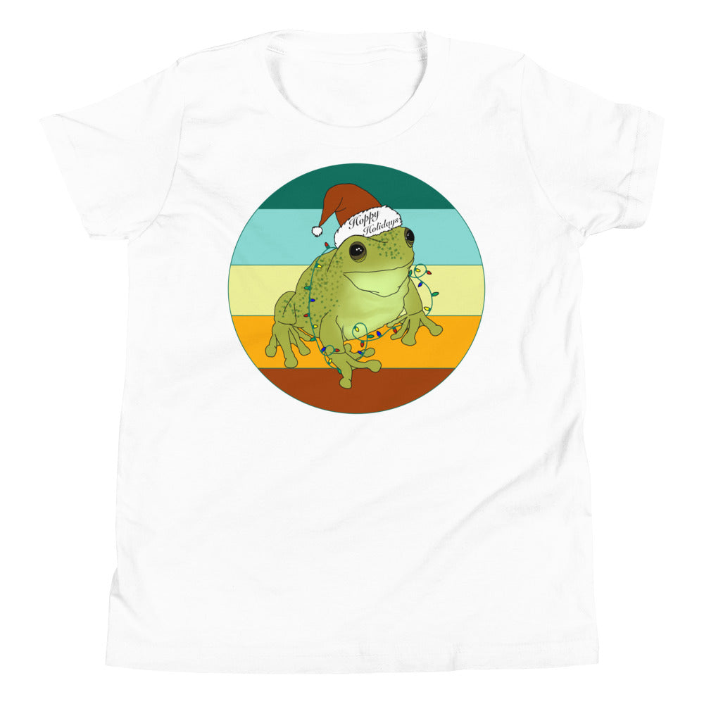 Frog Hoppy Holiday Youth Short Sleeve T-Shirt