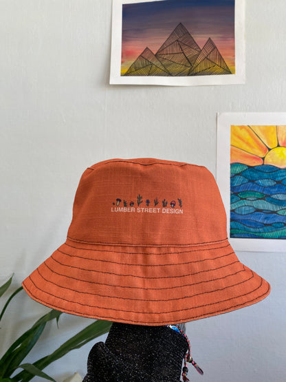 Floral Reversible bucket hat