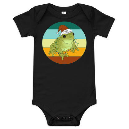 Frog Hoppy Holidays Baby short sleeve one piece