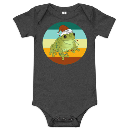 Frog Hoppy Holidays Baby short sleeve one piece