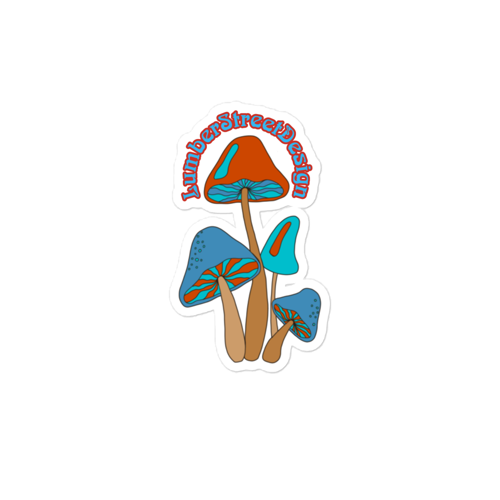 LSD Mushroom Sticker
