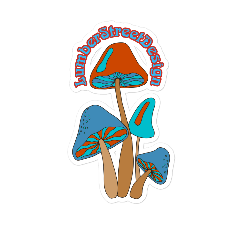 LSD Mushroom Sticker