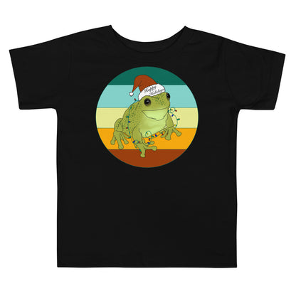 Frog Hoppy Holiday Toddler Short Sleeve Tee