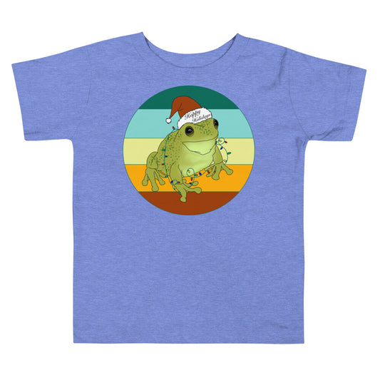 Frog Hoppy Holiday Toddler Short Sleeve Tee