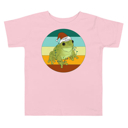 Frog Hoppy Holiday Toddler Short Sleeve Tee