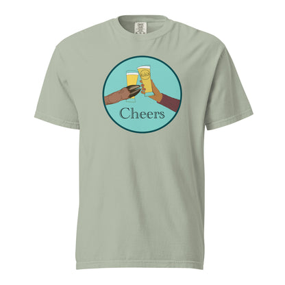 Cheers garment-dyed heavyweight t-shirt