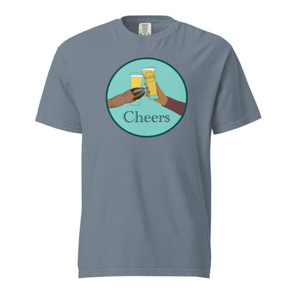 Cheers garment-dyed heavyweight t-shirt