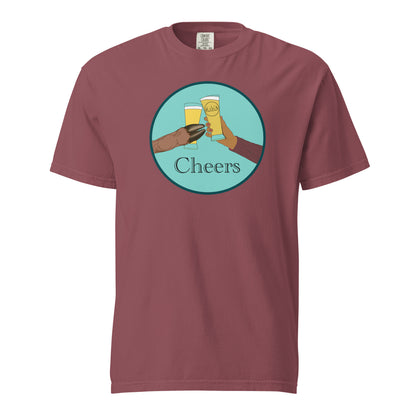 Cheers garment-dyed heavyweight t-shirt