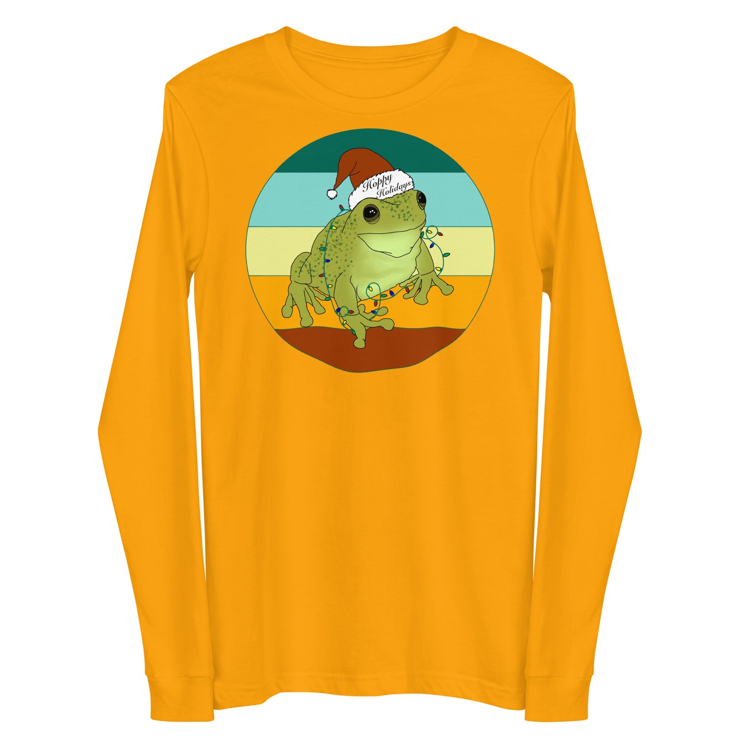 Frog Hoppy Holiday Long Sleeve Tee