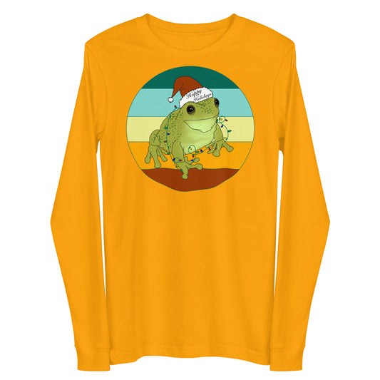 Frog Hoppy Holiday Long Sleeve Tee