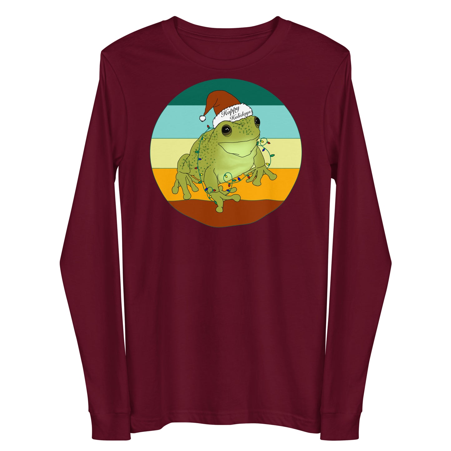 Frog Hoppy Holiday Long Sleeve Tee