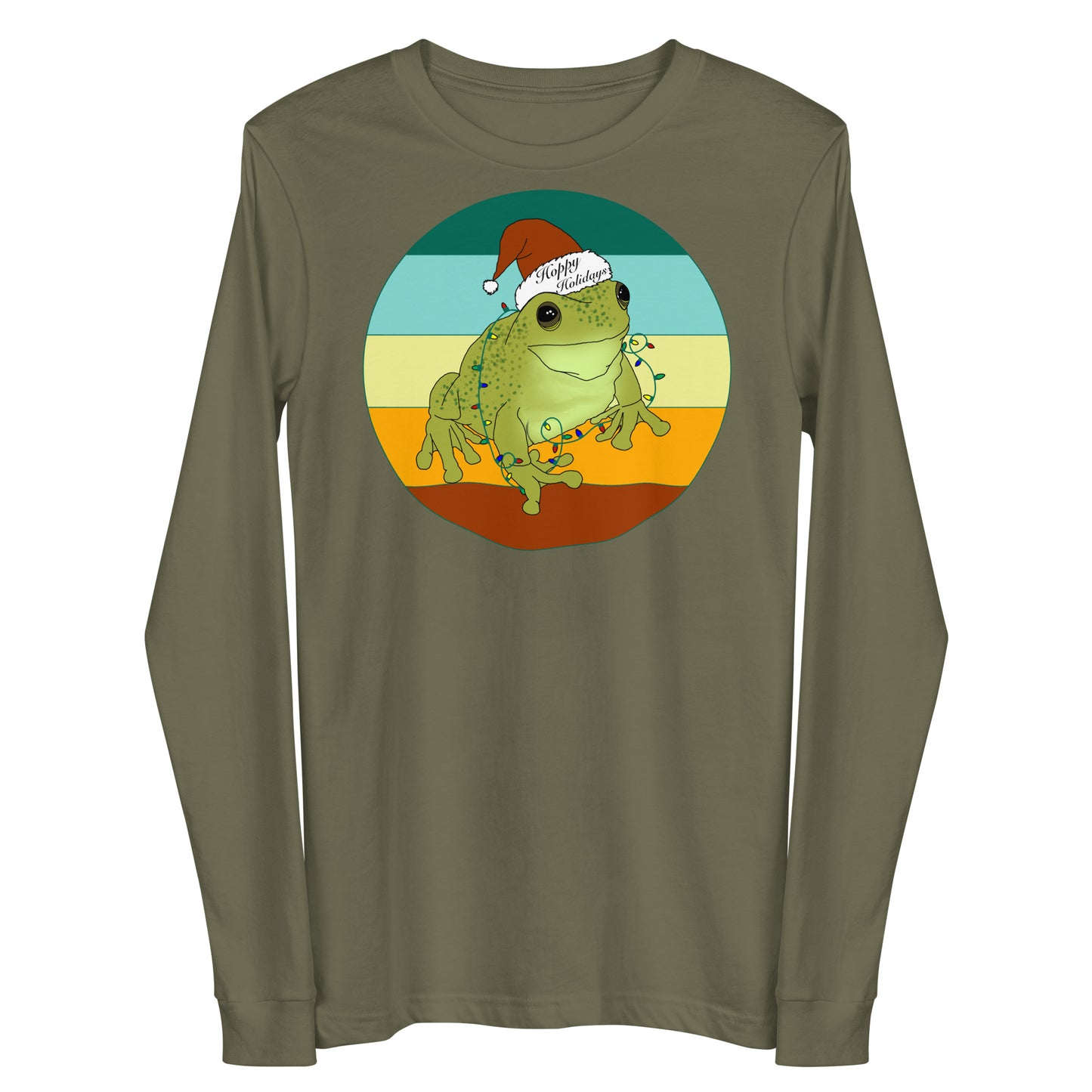 Frog Hoppy Holiday Long Sleeve Tee