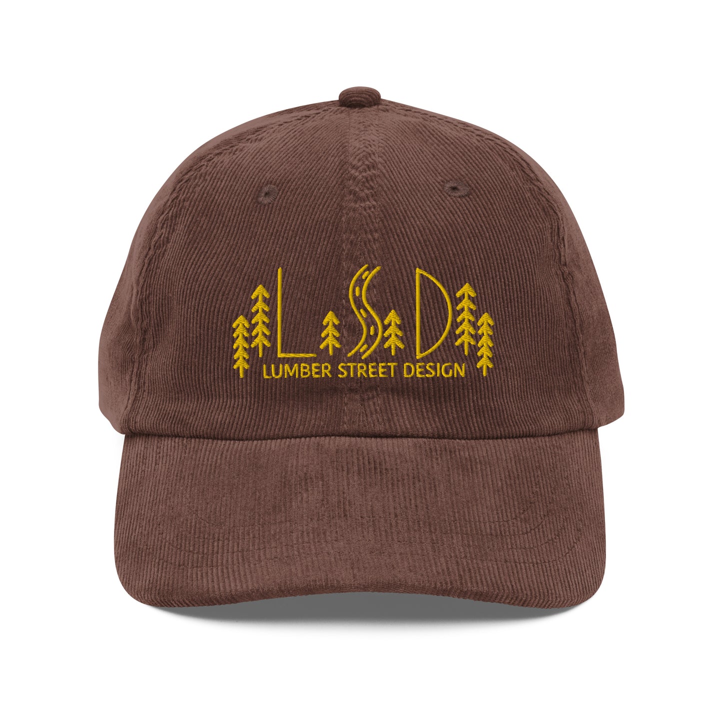 LSD corduroy cap (yellow font)