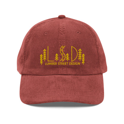 LSD corduroy cap (yellow font)