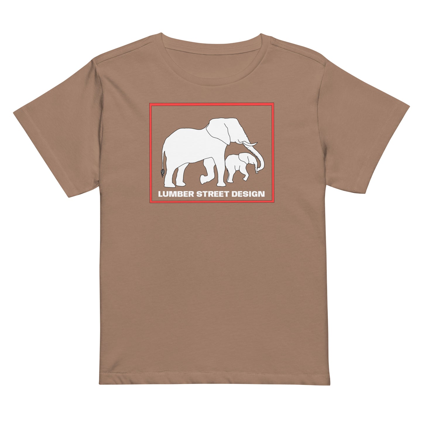 Elephant Pair (High Waisted T-shirt)