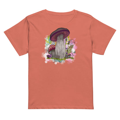 Mushroom high-waisted t-shirt