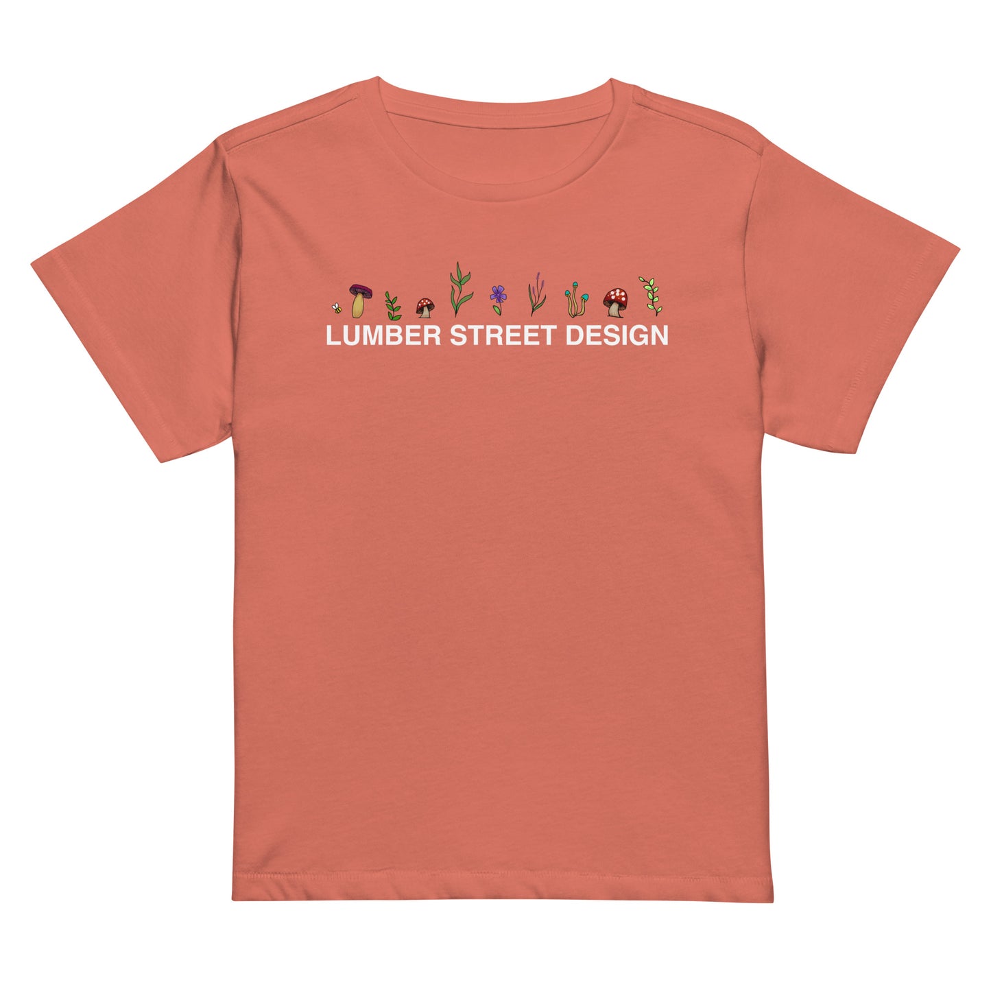 Lumber Street Design high-waisted t-shirt