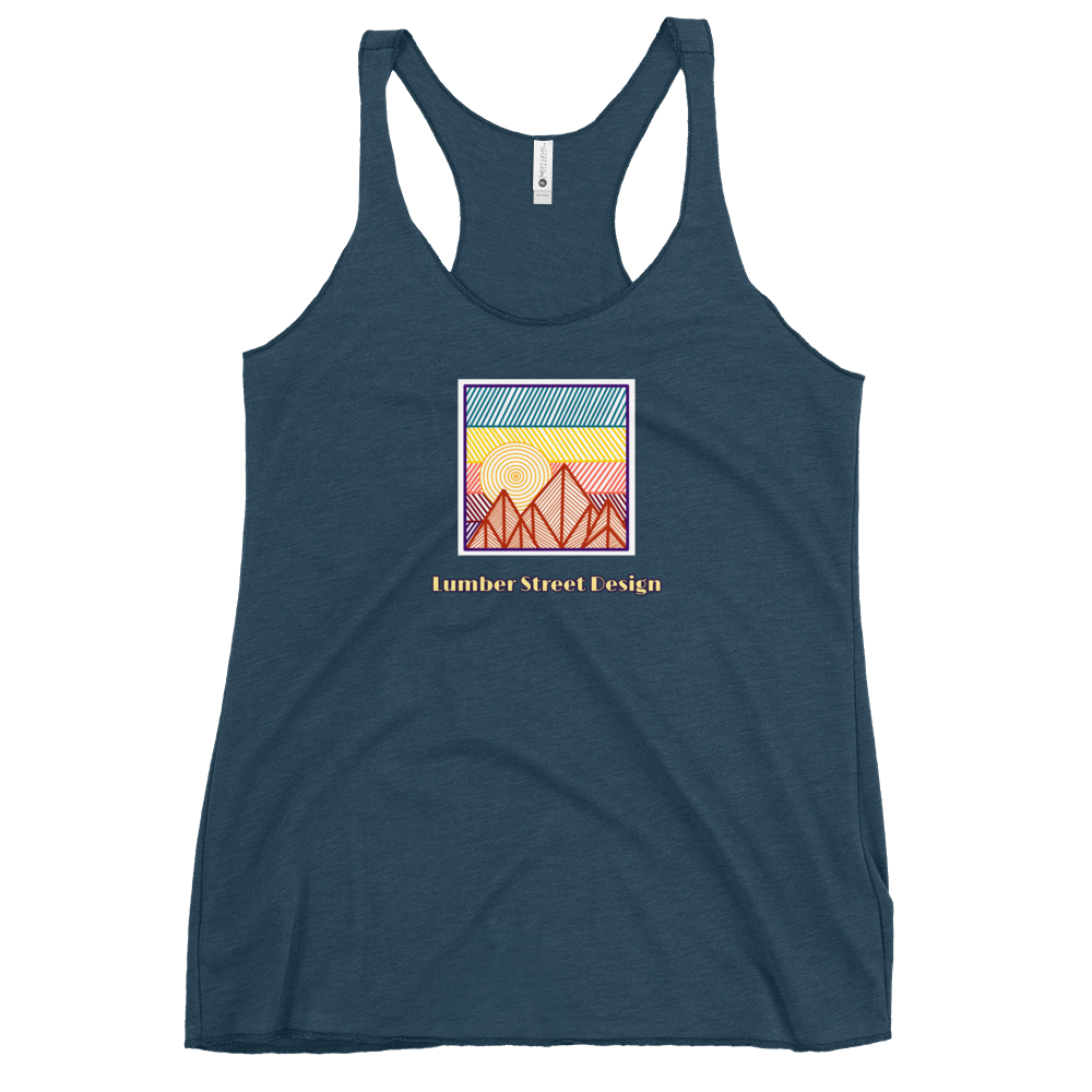 Colorful Mountain Racerback Tank