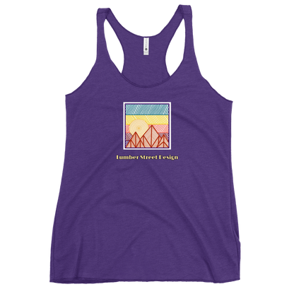 Colorful Mountain Racerback Tank