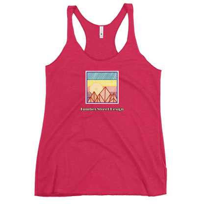 Colorful Mountain Racerback Tank