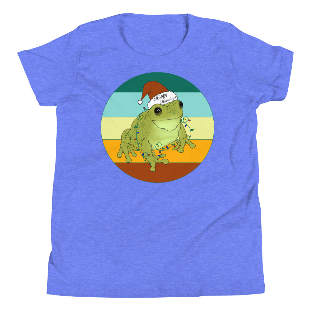 Frog Hoppy Holiday Youth Short Sleeve T-Shirt