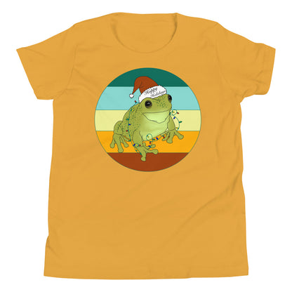 Frog Hoppy Holiday Youth Short Sleeve T-Shirt