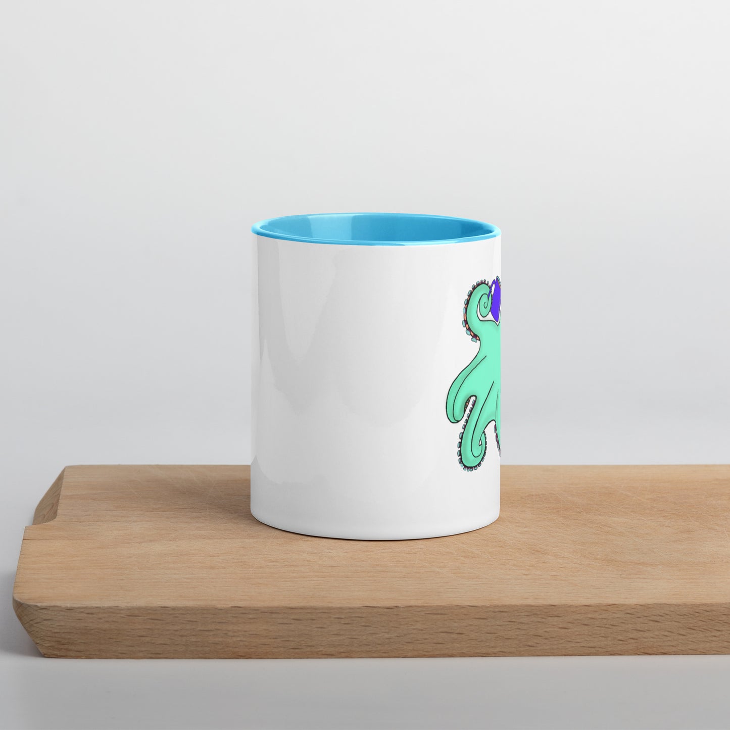 Teal Octopus Mug